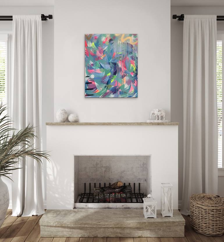 Original Abstract Nature Painting by Sheena Lennox