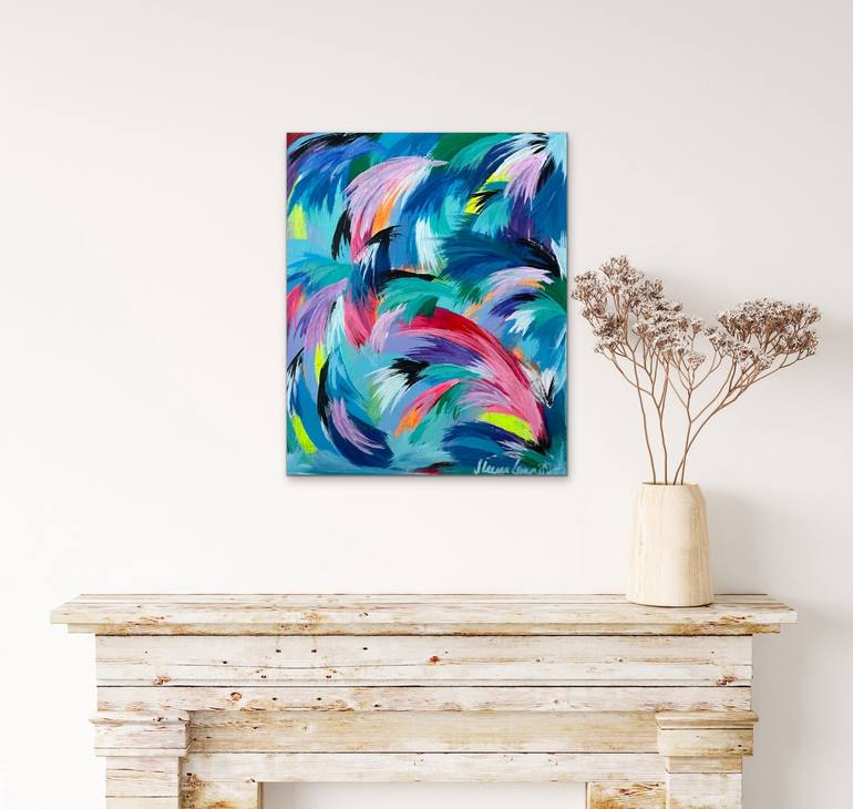 Original Modern Abstract Painting by Sheena Lennox