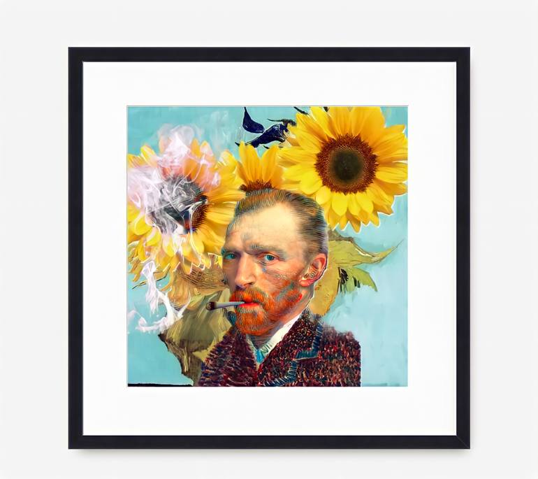 Original Modernism People Mixed Media by Sheena Lennox