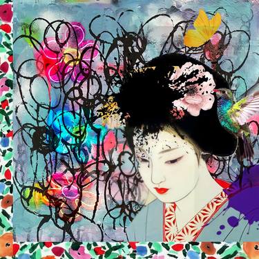 Original Pop Art Women Digital by Sheena Lennox