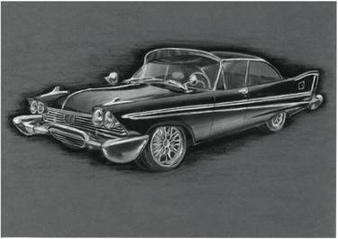 Original Automobile Drawings by Dianiz de Vonavi