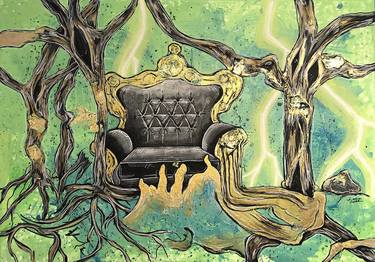 Print of Surrealism Tree Paintings by Nikol Labe