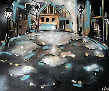 Original Surrealism Architecture Paintings by Nikol Labe