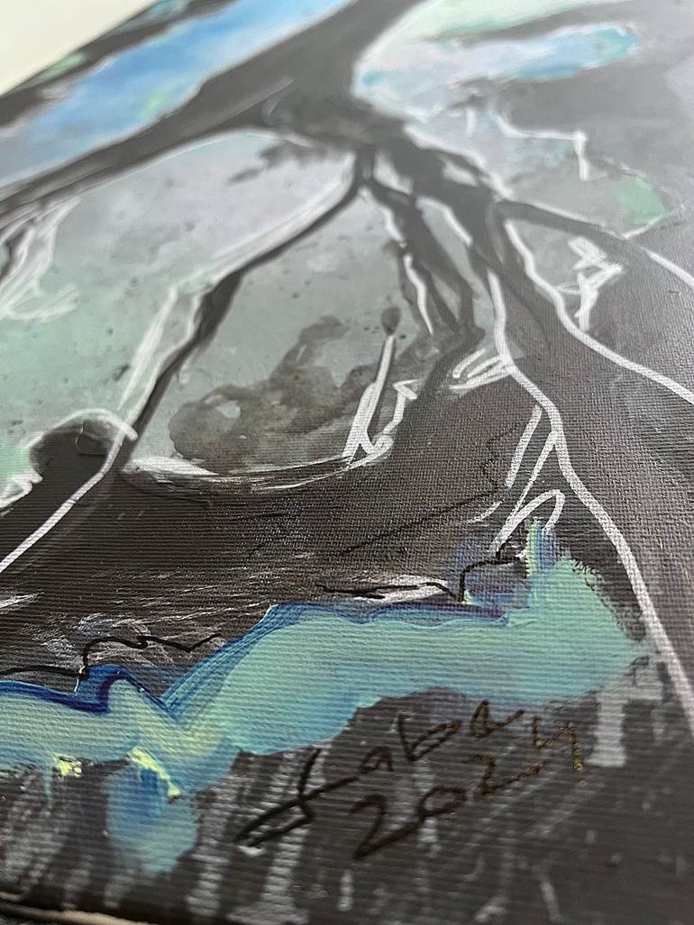 Original Surrealism Fantasy Painting by Nikol Labe