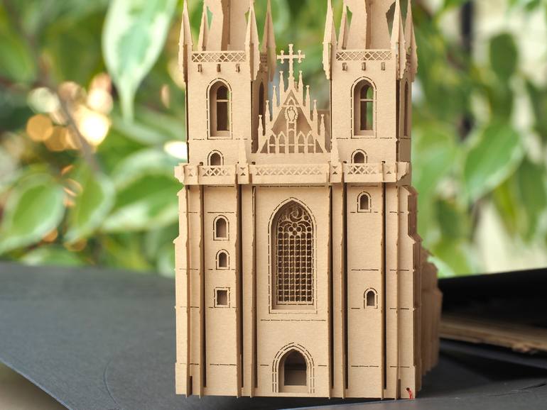 Original Other Architecture Sculpture by Dan Mirov
