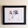 This piece embodies self reflection, captured through the unwavering stare of the subject.