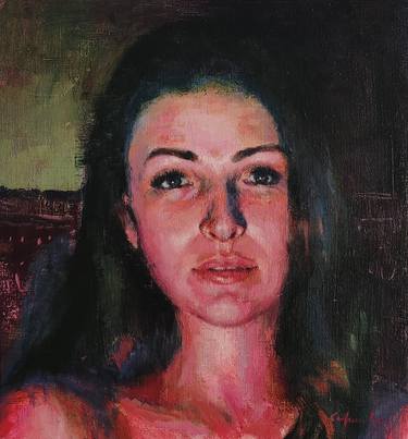 Original Figurative Women Paintings by Carmen Rey