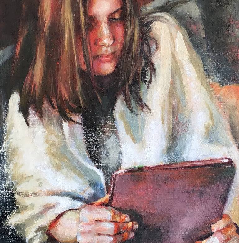 Original Contemporary Children Painting by Carmen Rey