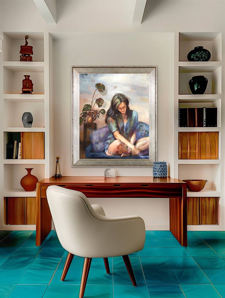 Original Contemporary Women Painting by Carmen Rey