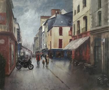 Print of Figurative Cities Paintings by Carmen Rey