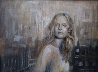 Original Figurative Women Paintings by Carmen Rey