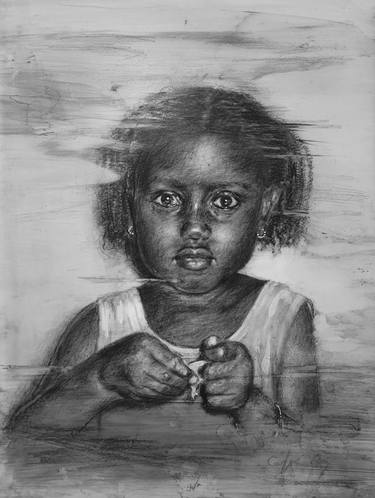 Original Figurative Children Drawings by Carmen Rey