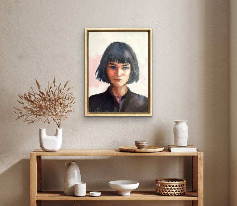 Original Figurative Women Painting by Carmen Rey