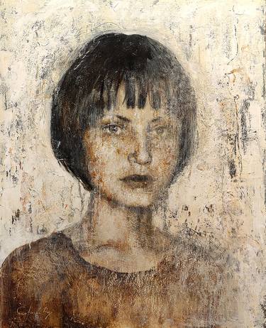 Original Figurative Women Paintings by Carmen Rey