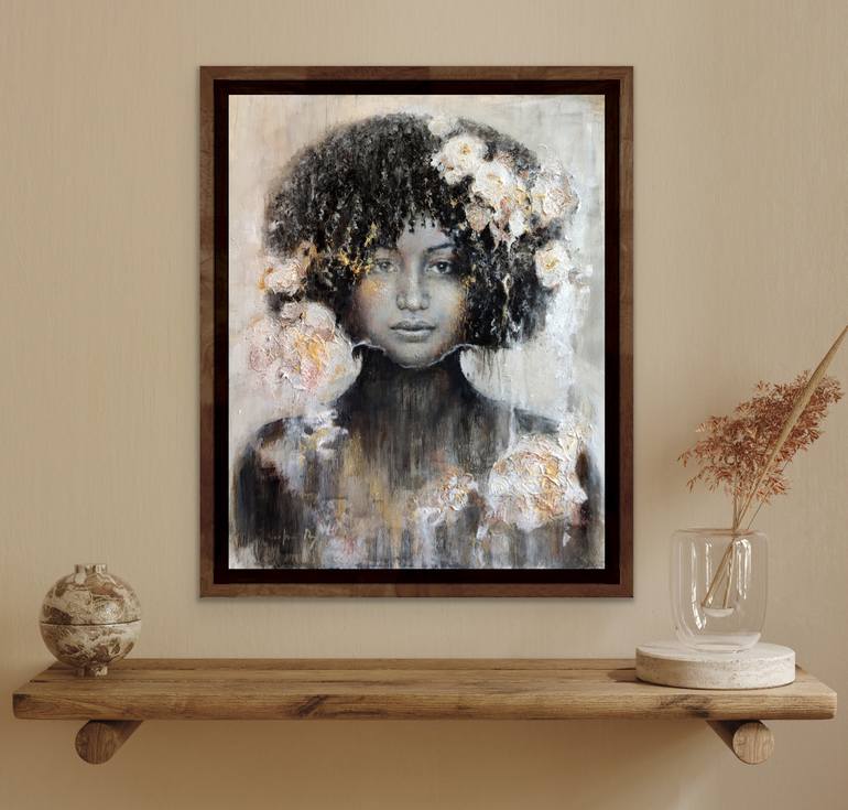 Original Figurative Women Painting by Carmen Rey