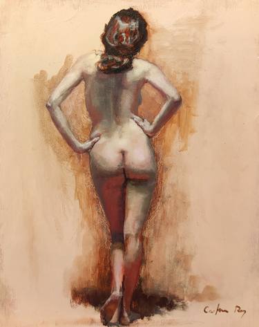 Print of Figurative Nude Paintings by Carmen Rey