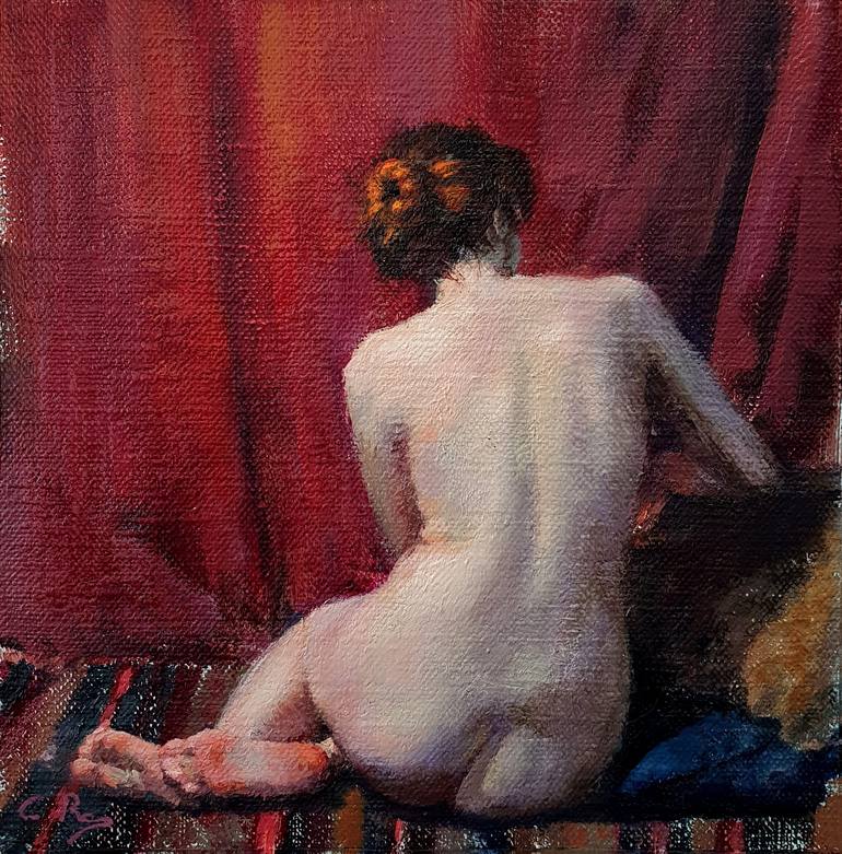 Print of Figurative Nude Paintings by Carmen Rey