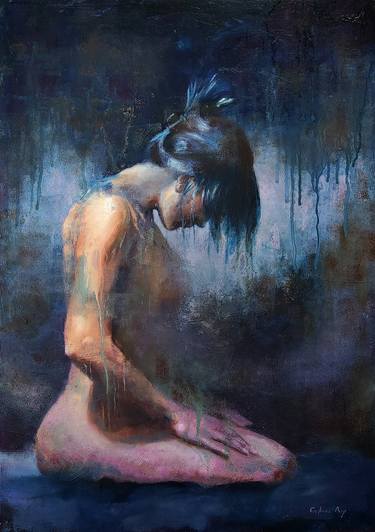 Original Figurative Women Paintings by Carmen Rey