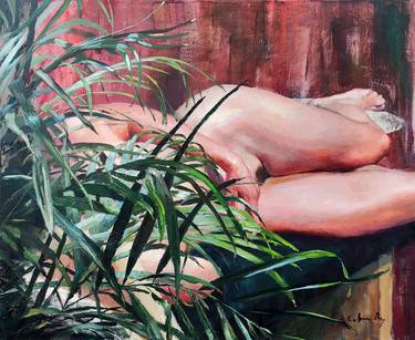 Print of Nude Paintings by Carmen Rey