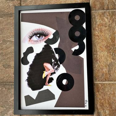 Print of Abstract Expressionism Women Collage by Brigitte Nioche