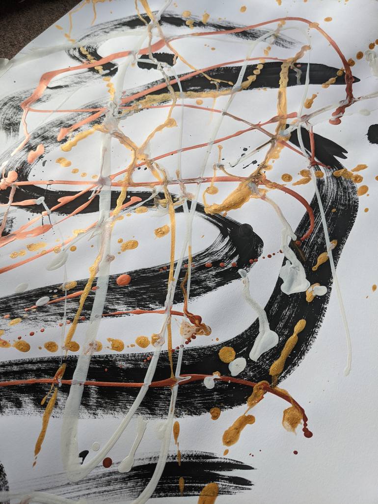 Original Abstract Painting by Aizhan Omarova