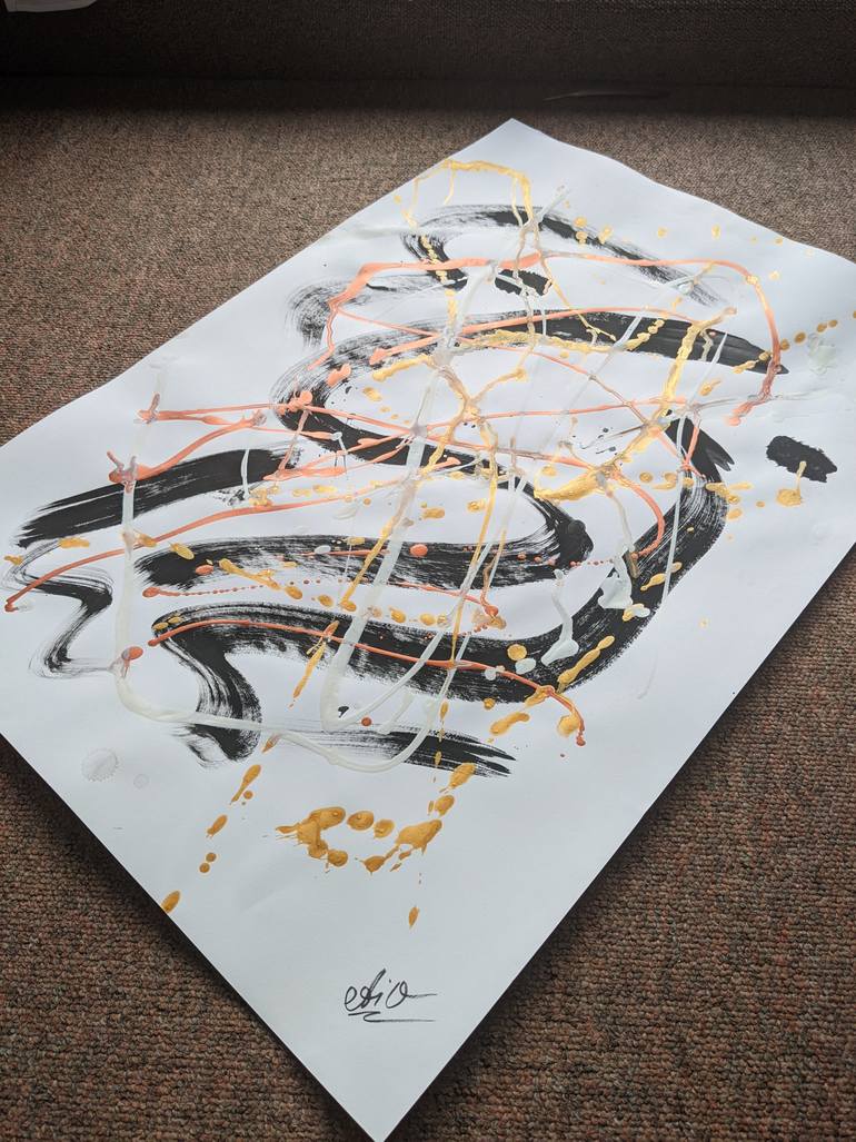 Original Abstract Painting by Aizhan Omarova