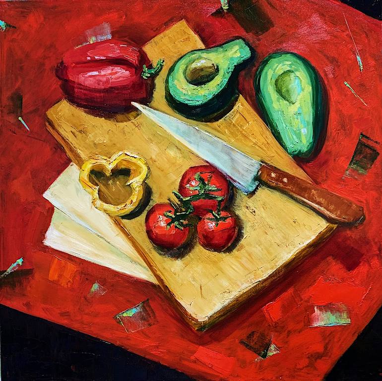 Popular Cooking Painting by Irina Davydova