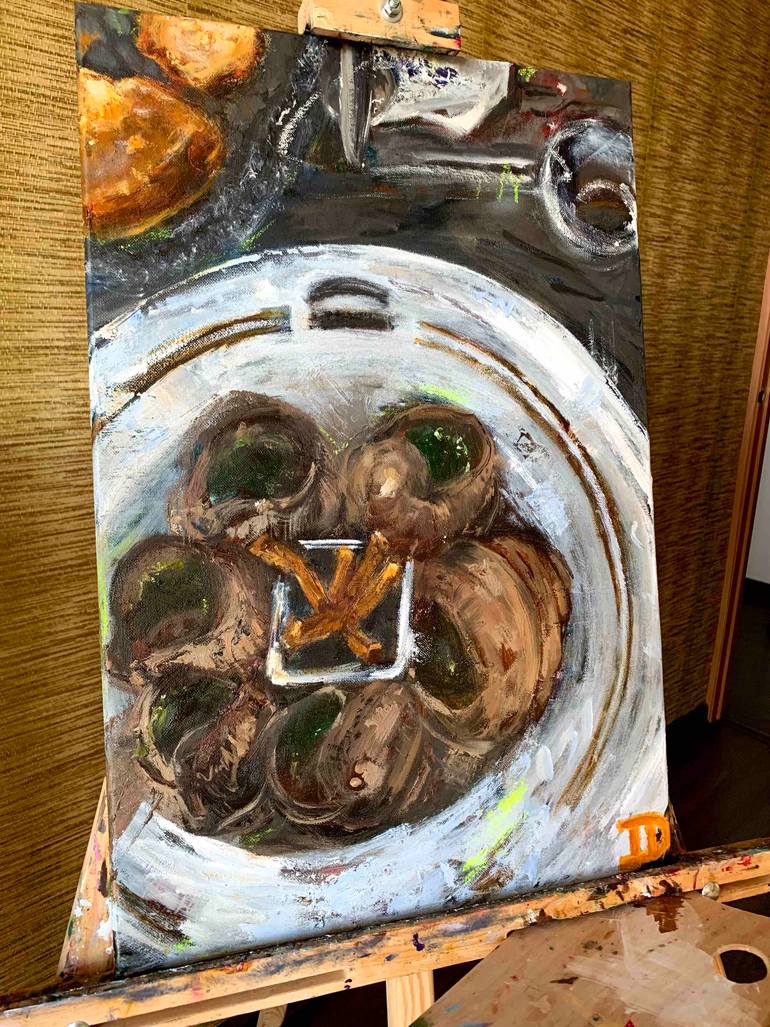 Original Expressionism Still Life Painting by Irina Davydova