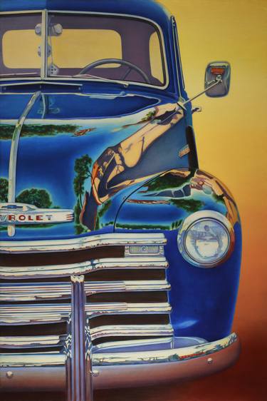 Print of Automobile Paintings by John Chan