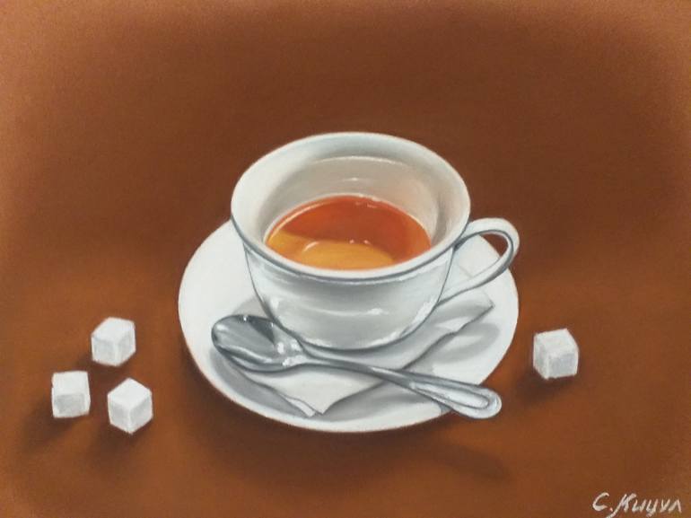 A Cup Of Tea Drawing By Svetlana Kitsul Saatchi Art
