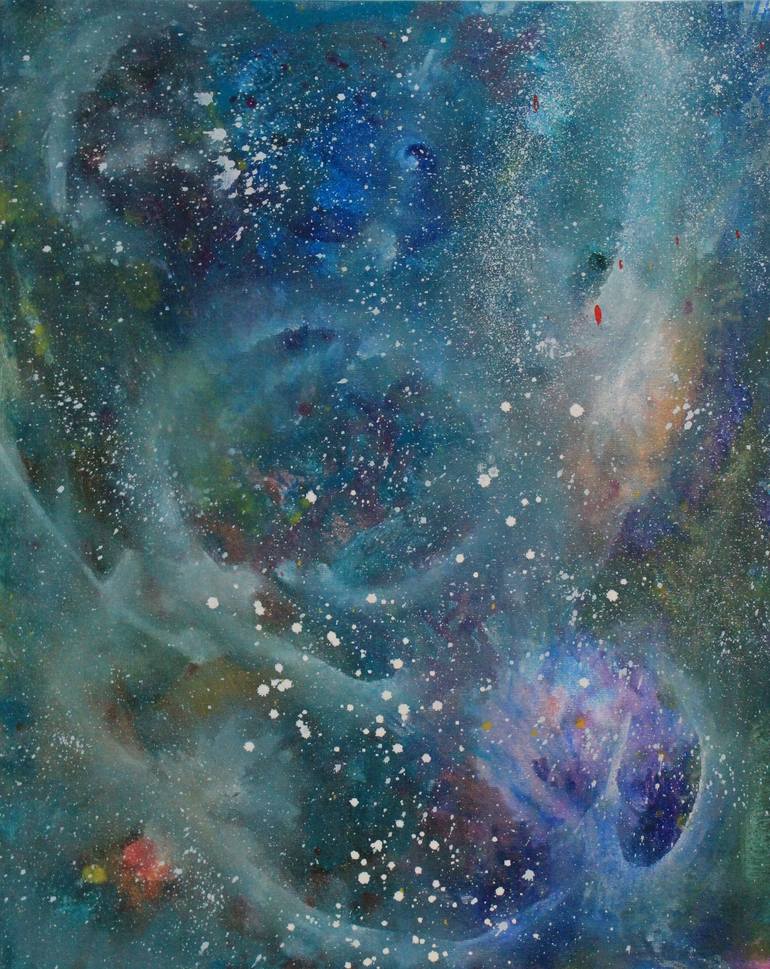 space Painting by Sofi Gazzati | Saatchi Art