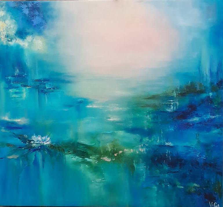 Print of Impressionism Water Paintings by Nat Viga