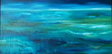 Print of Abstract Expressionism Seascape Paintings by Nat ViGa