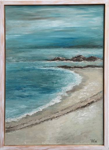 Original Impressionism Beach Paintings by Nat ViGa