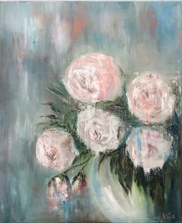 Original Expressionism Floral Paintings by Nat ViGa