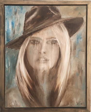 Original Portraiture People Paintings by Nat ViGa