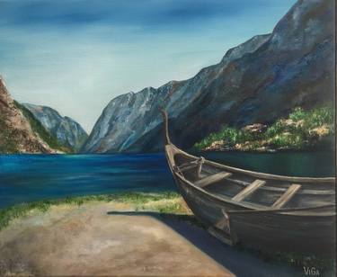 Print of Realism Seascape Paintings by Nat ViGa