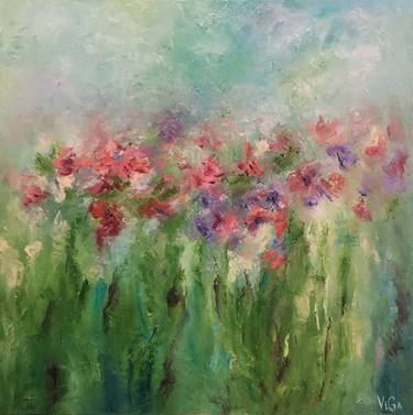 Original Abstract Expressionism Botanic Paintings by Nat ViGa