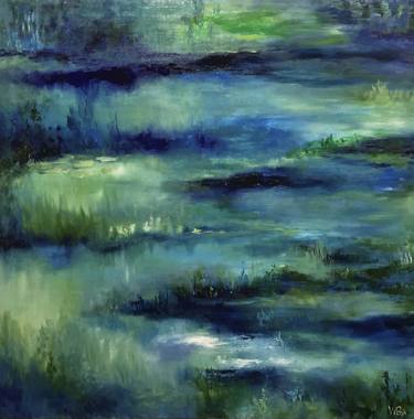 Print of Abstract Water Paintings by Nat ViGa