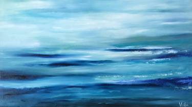 Original Abstract Expressionism Seascape Paintings by Nat ViGa