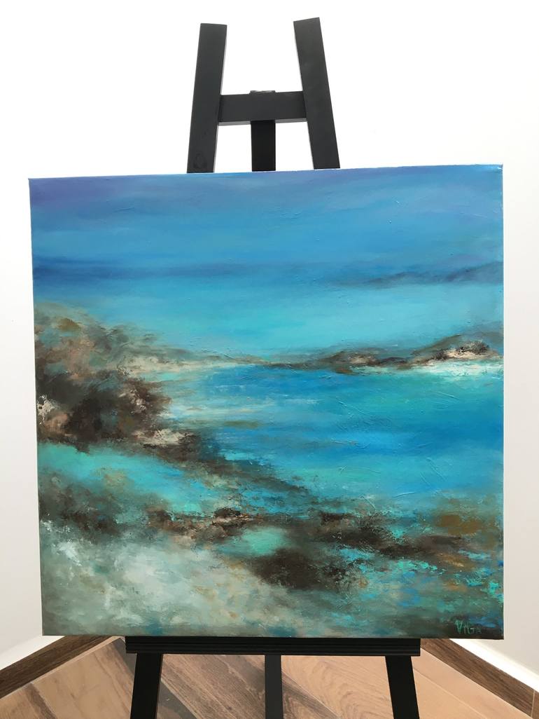 Original Seascape Painting by Nat ViGa