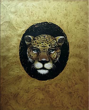 Gold tiger portrait thumb
