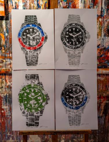 Rolex Submariner and GMT Master Print - Limited Edition of 10 thumb