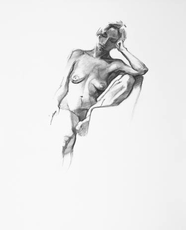 Original Figurative Body Drawings by Linda Pearlman Karlsberg