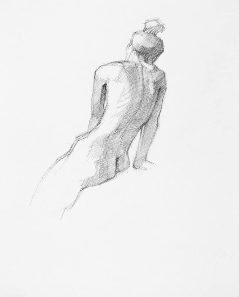 Original Fine Art Body Drawings by Linda Pearlman Karlsberg