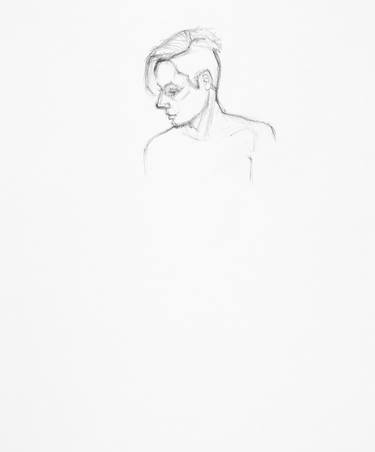 Original Figurative Body Drawings by Linda Pearlman Karlsberg