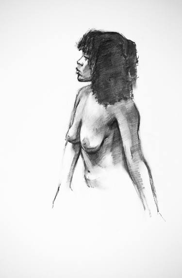 Original Figurative Body Drawings by Linda Pearlman Karlsberg