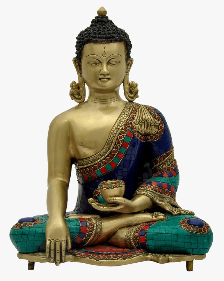 BUDDHA BHUMISPARSHA MUDRA : SYMBOL OF TOUCHING THE EARTH Sculpture By ...