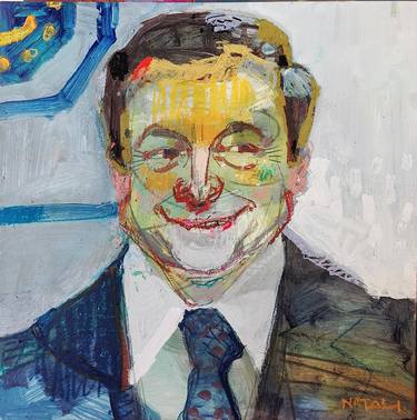 Original Expressionism Political Paintings by Stefano Natali