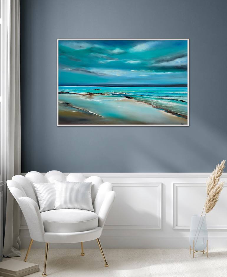 Original Expressionism Seascape Painting by Geoff Pike
